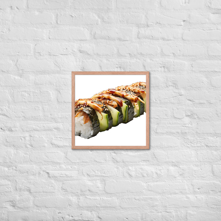 Creamy Eel Unagi Roll Framed poster 🤤 from Yumify.AI