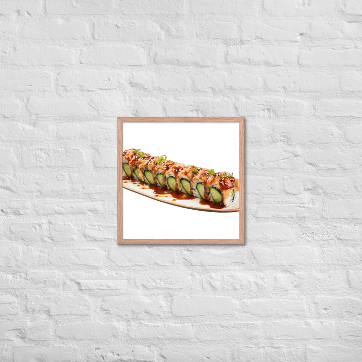 Creamy Eel Unagi Roll Framed poster 🤤 from Yumify.AI