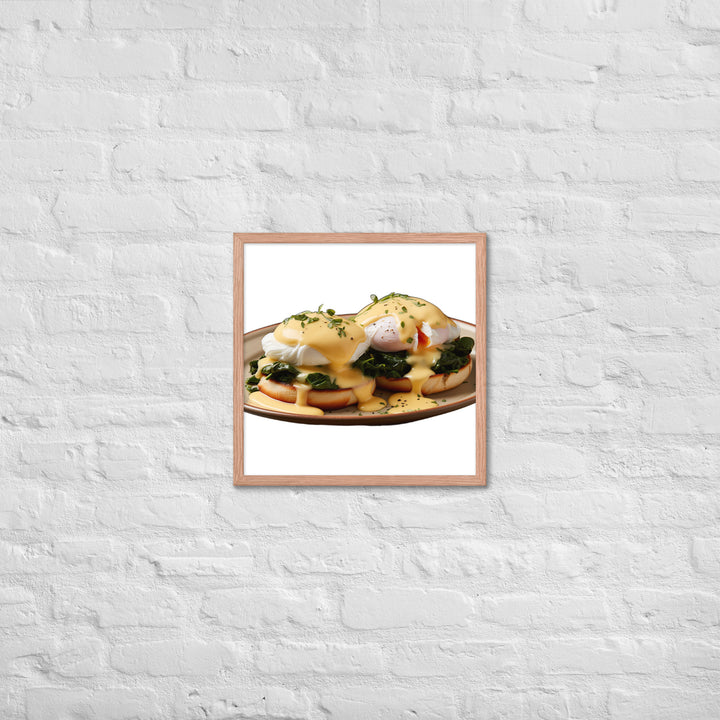 Florentine Eggs Benedict Framed poster 🤤 from Yumify.AI