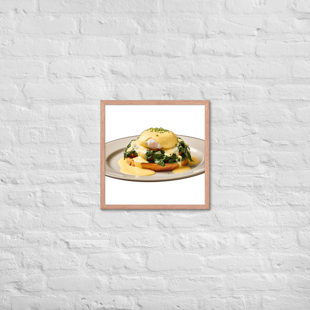 Florentine Eggs Benedict Framed poster 🤤 from Yumify.AI