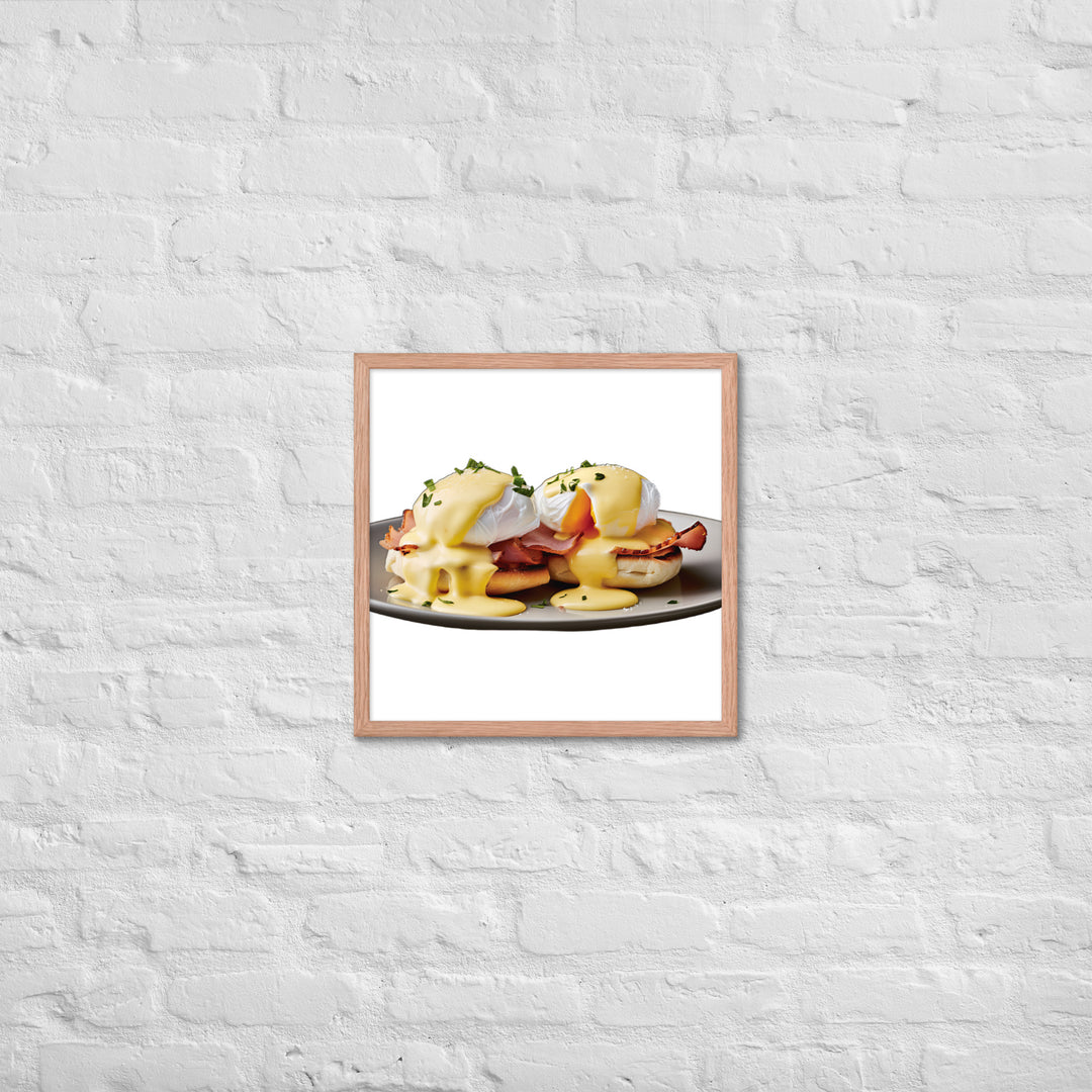 Classic Eggs Benedict Framed poster 🤤 from Yumify.AI