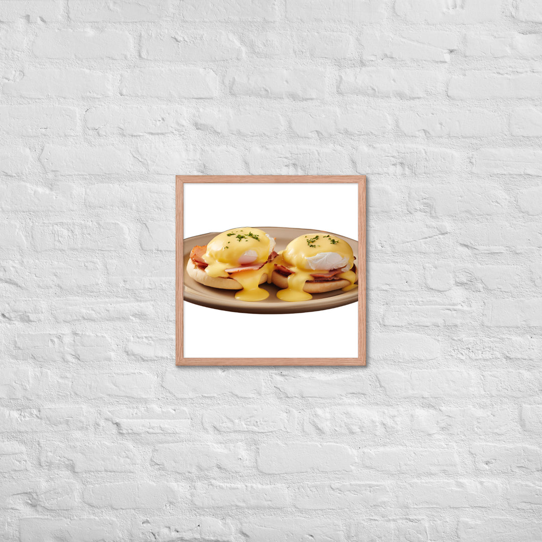 Classic Eggs Benedict Framed poster 🤤 from Yumify.AI