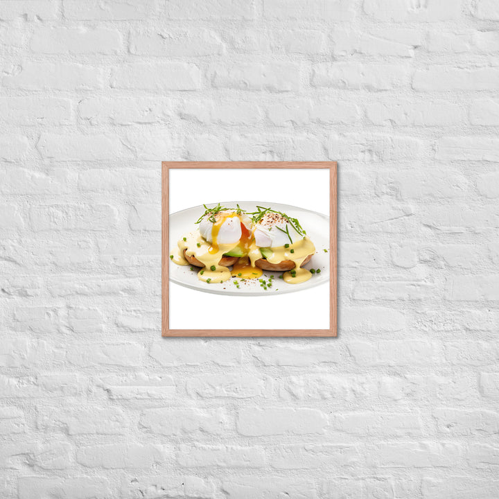 Avocado Eggs Benedict Framed poster 🤤 from Yumify.AI