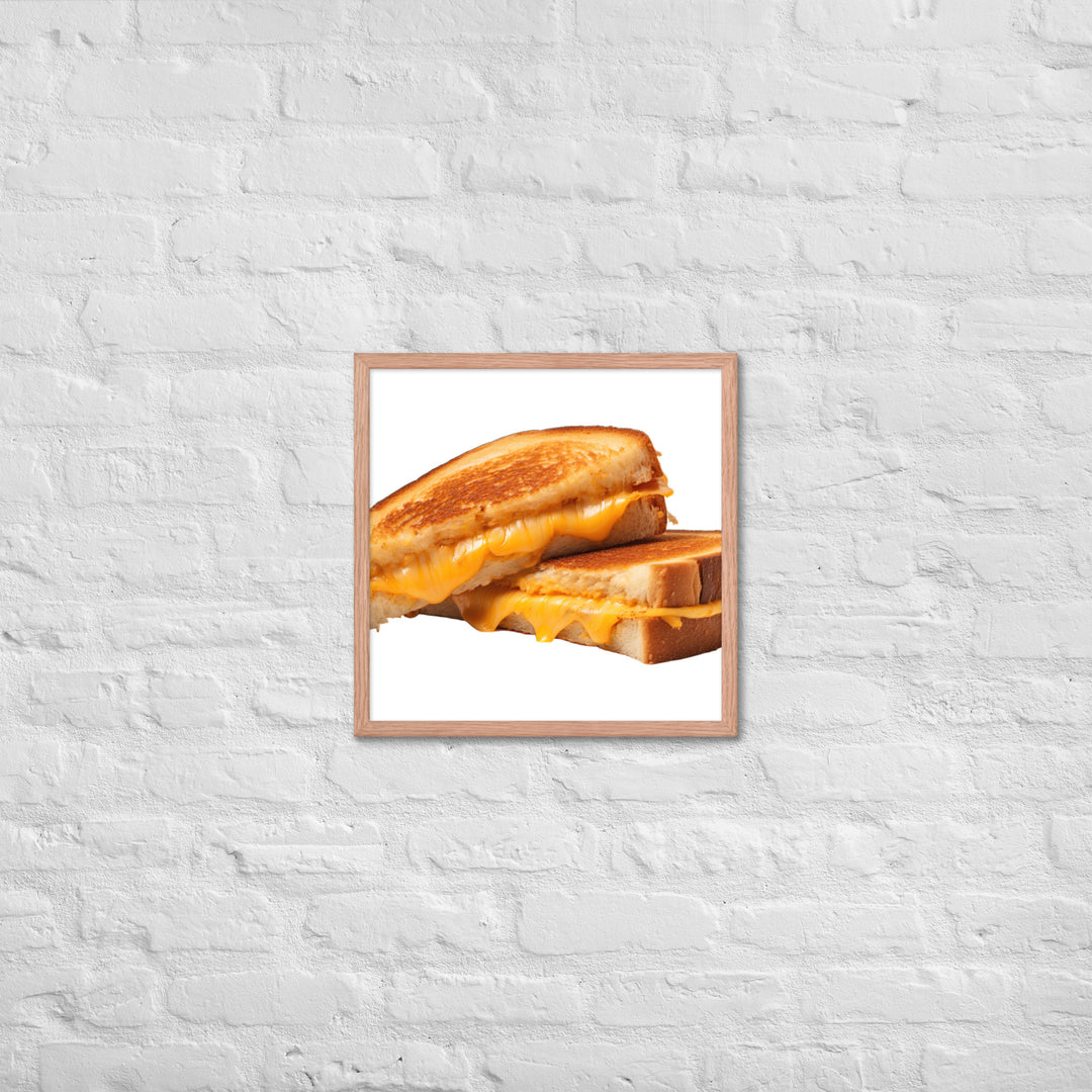 Grilled Cheese Sandwich Framed poster 🤤 from Yumify.AI