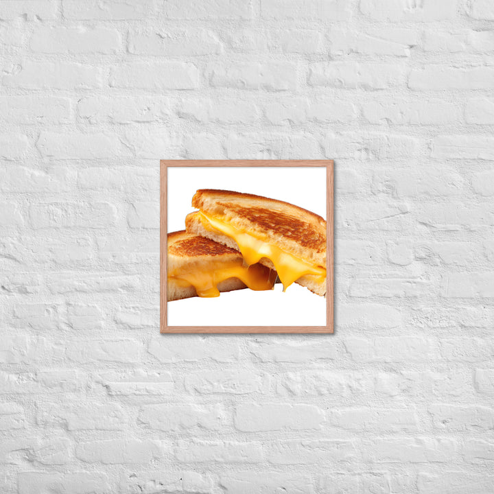 Grilled Cheese Sandwich Framed poster 🤤 from Yumify.AI