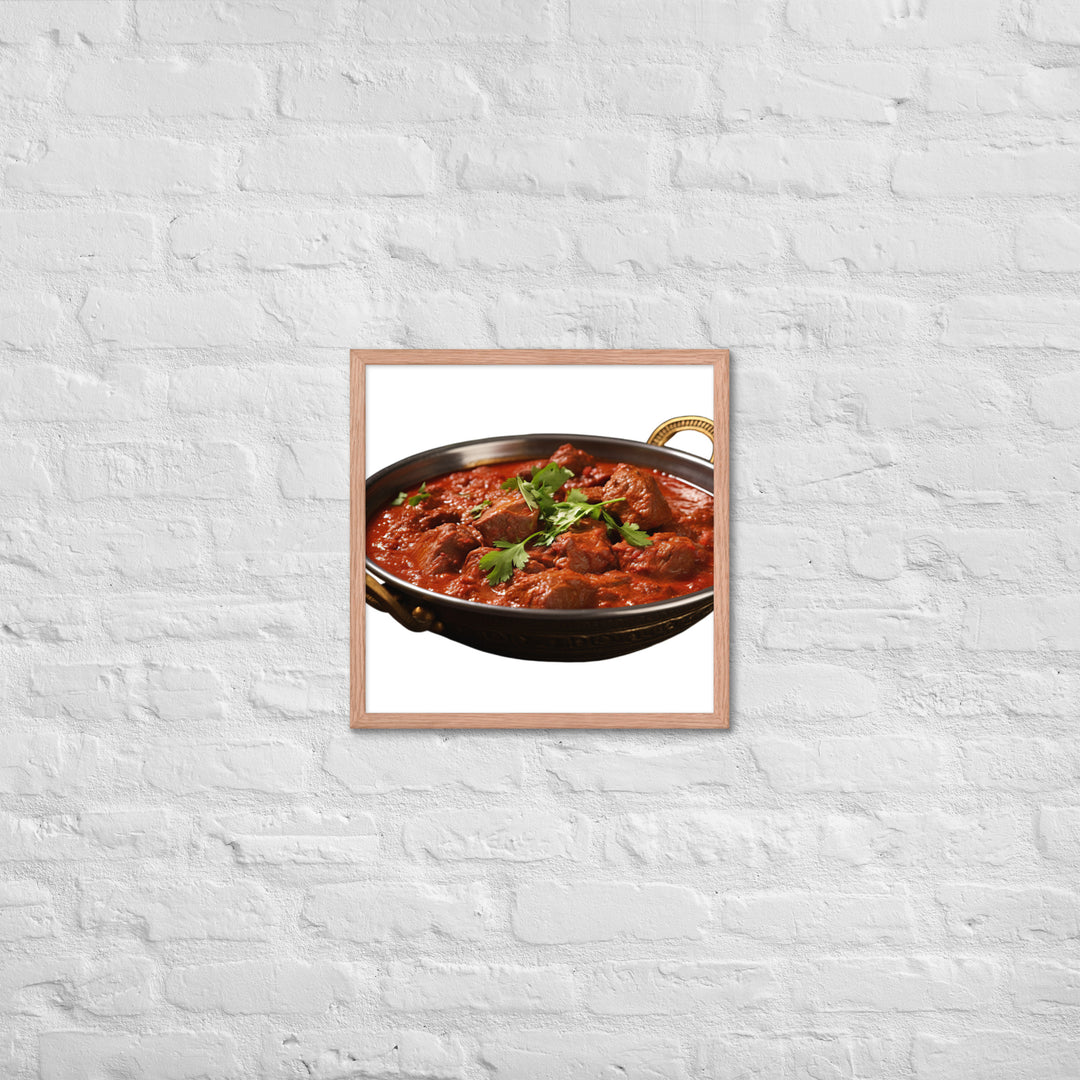 Mutton Rogan Josh Framed poster 🤤 from Yumify.AI