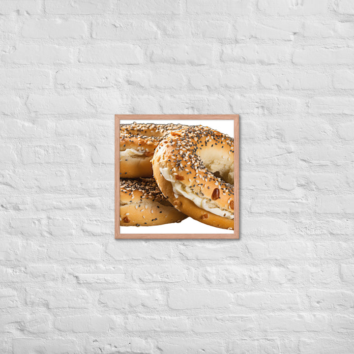 Everything Bagel Framed poster 🤤 from Yumify.AI