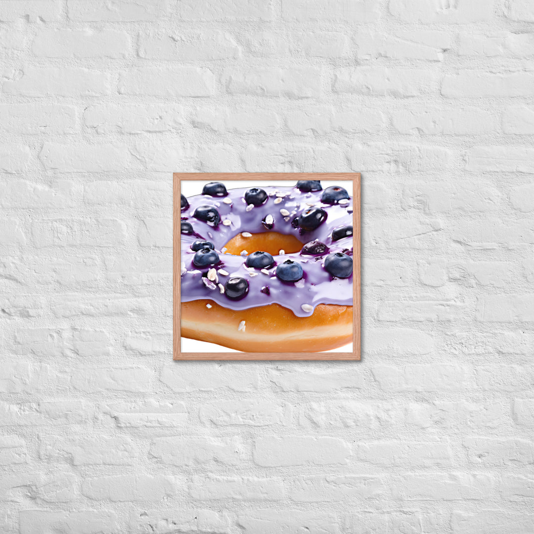 Blueberry Bagel Framed poster 🤤 from Yumify.AI