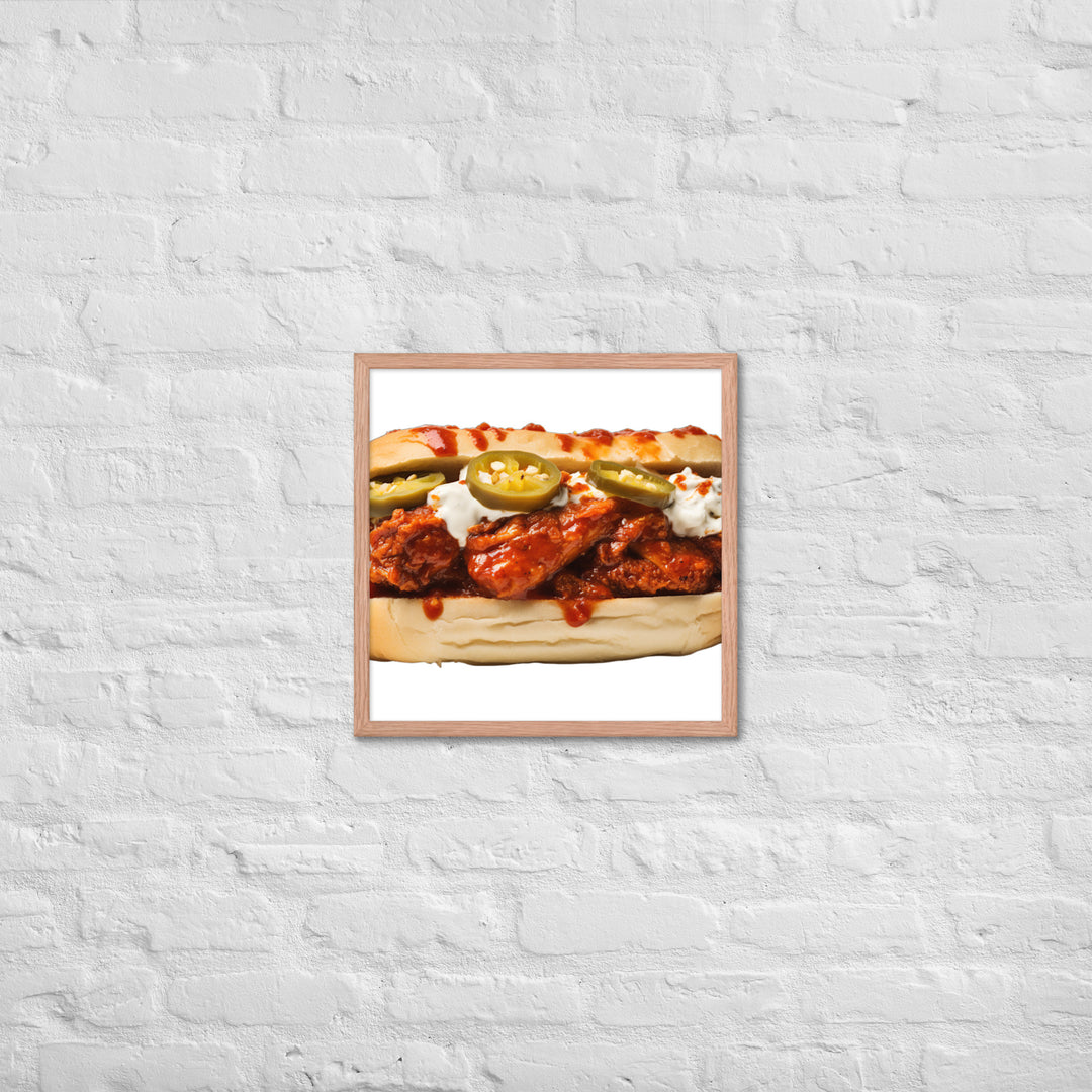 Nashville Hot Chicken Framed poster 🤤 from Yumify.AI