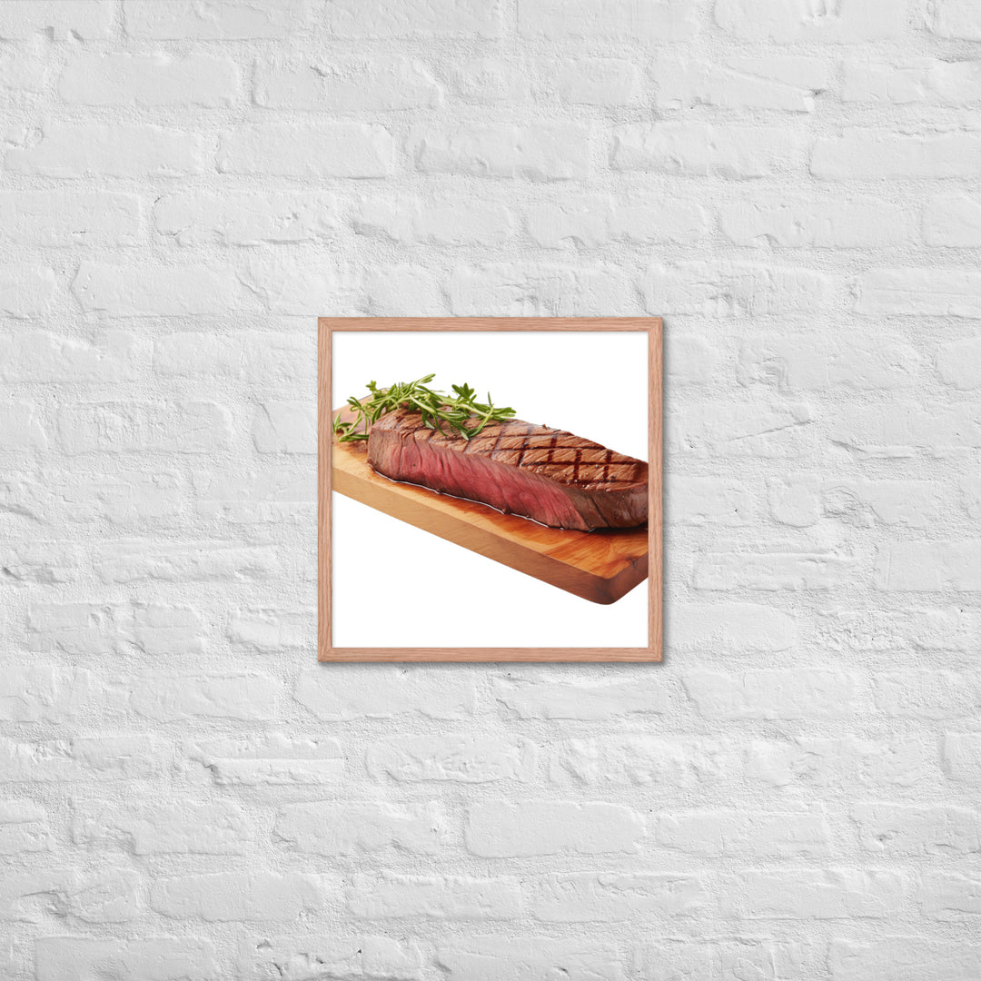 Sirloin Steak Framed poster 🤤 from Yumify.AI