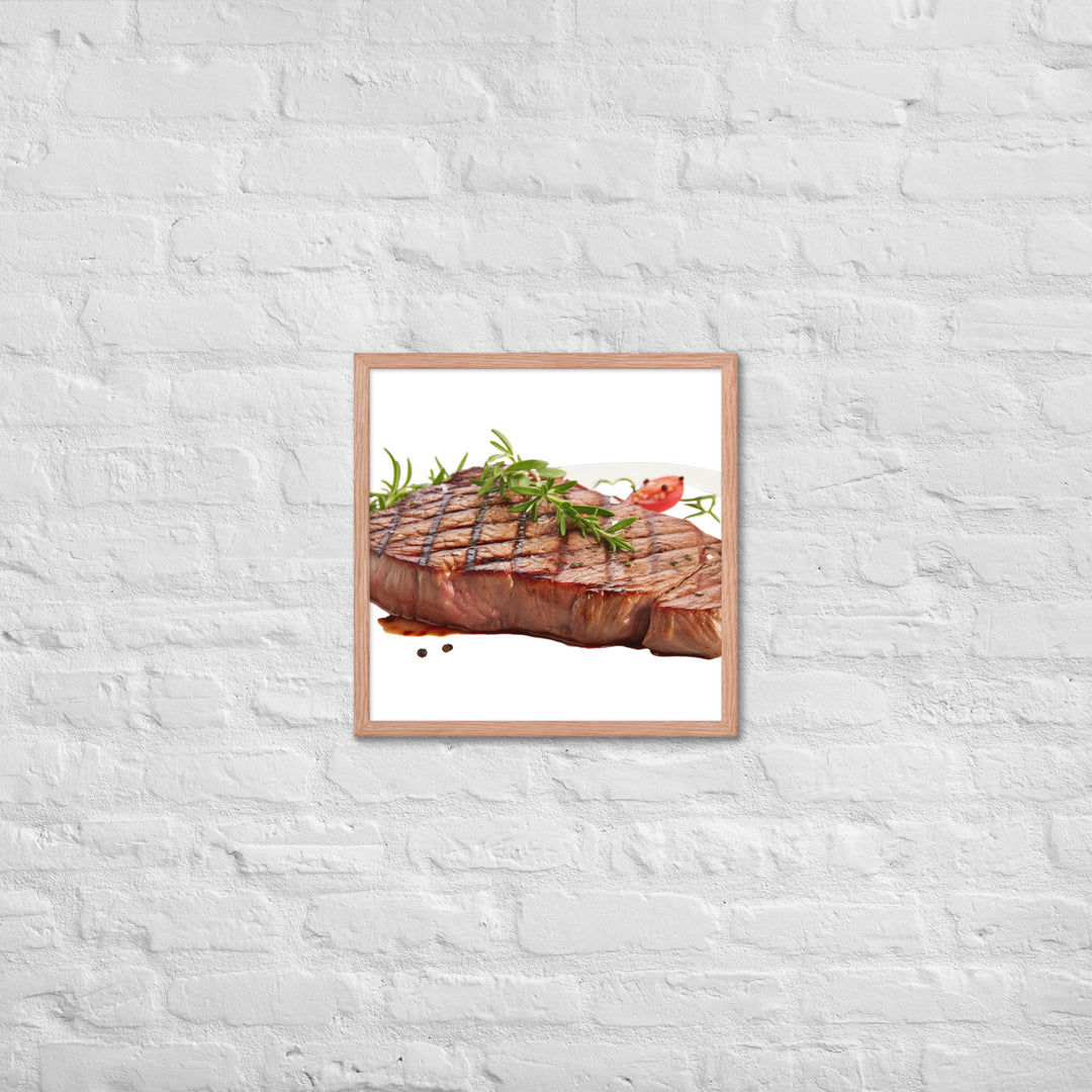 Sirloin Steak Framed poster 🤤 from Yumify.AI