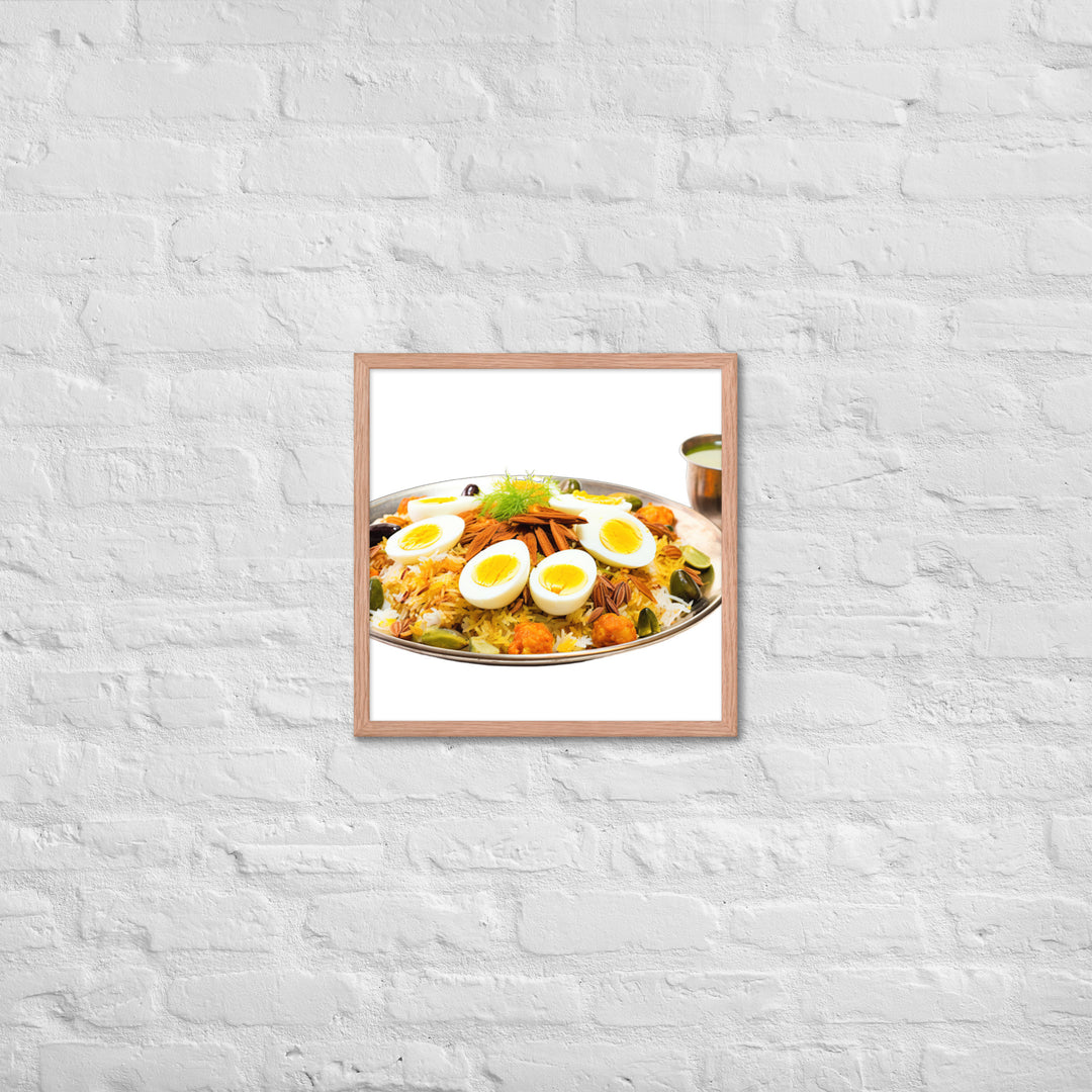 Hyderabadi Biryani Masterpiece Framed poster 🤤 from Yumify.AI