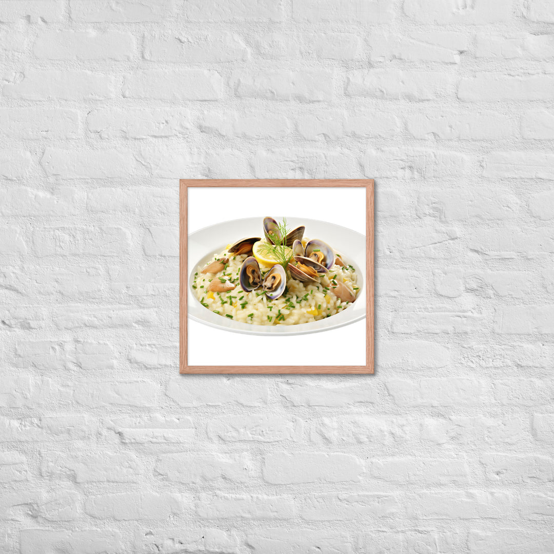 Seafood Risotto Framed poster 🤤 from Yumify.AI