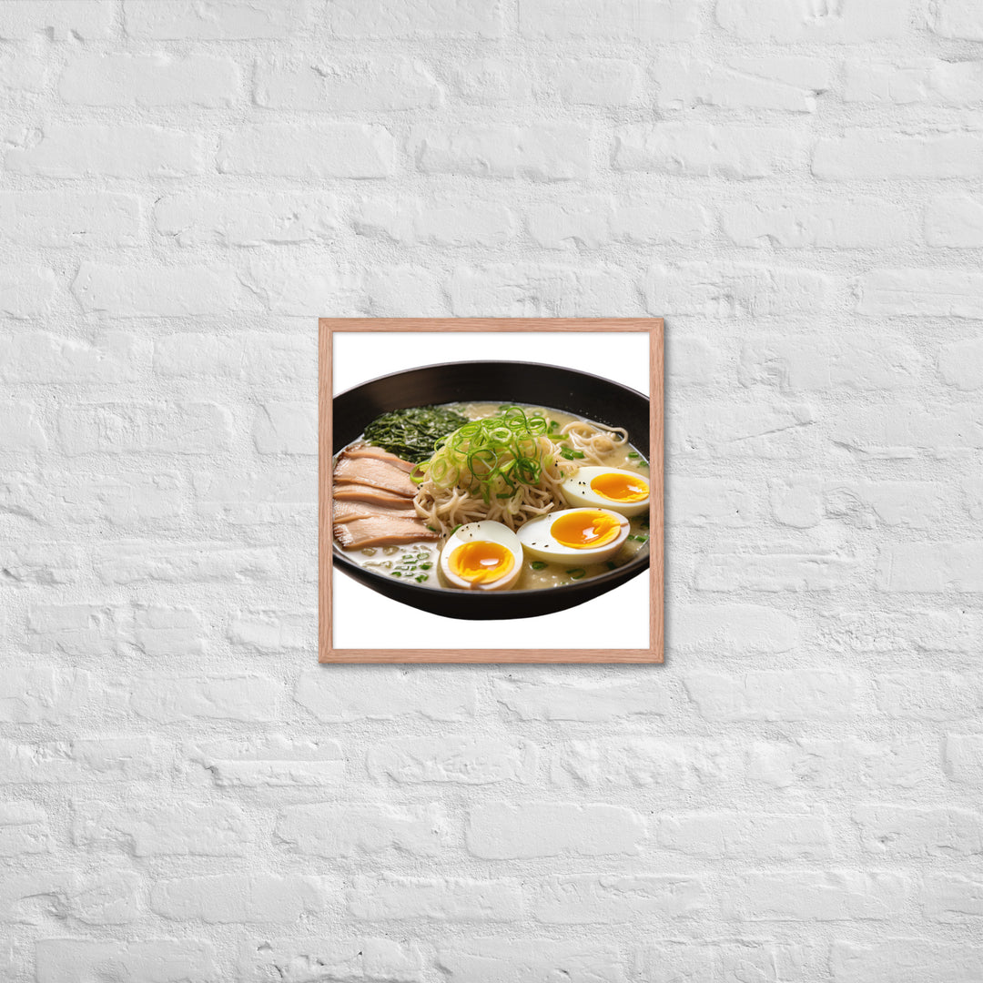 Classic Tonkotsu Ramen Framed poster 🤤 from Yumify.AI