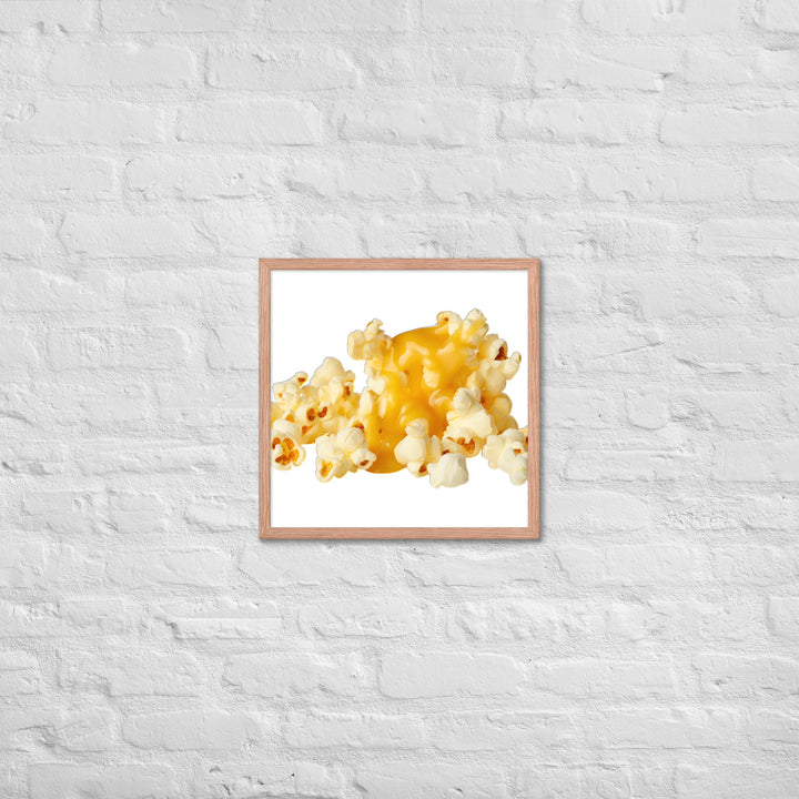 Butter Drizzled Popcorn Framed poster 🤤 from Yumify.AI