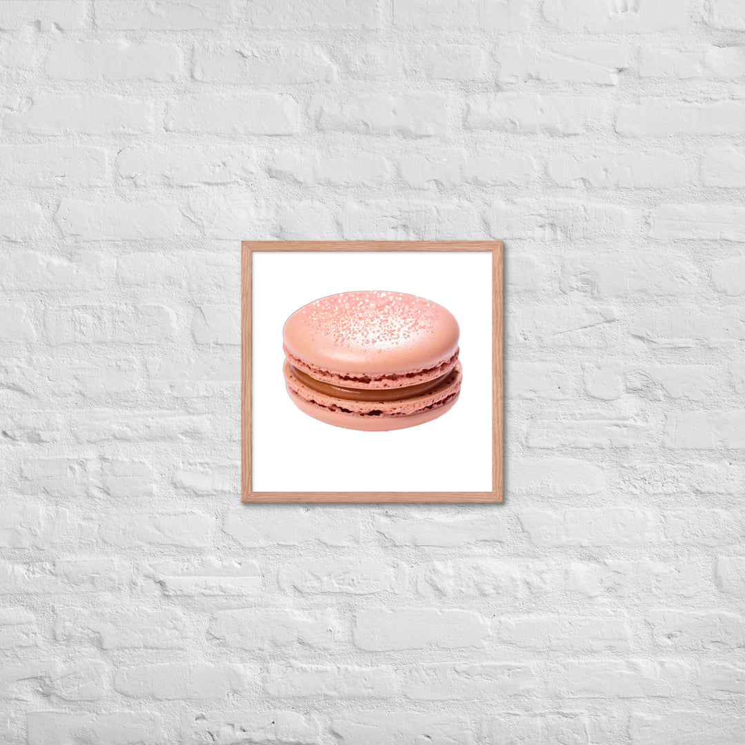 Rose Gold Macaron Framed poster 🤤 from Yumify.AI