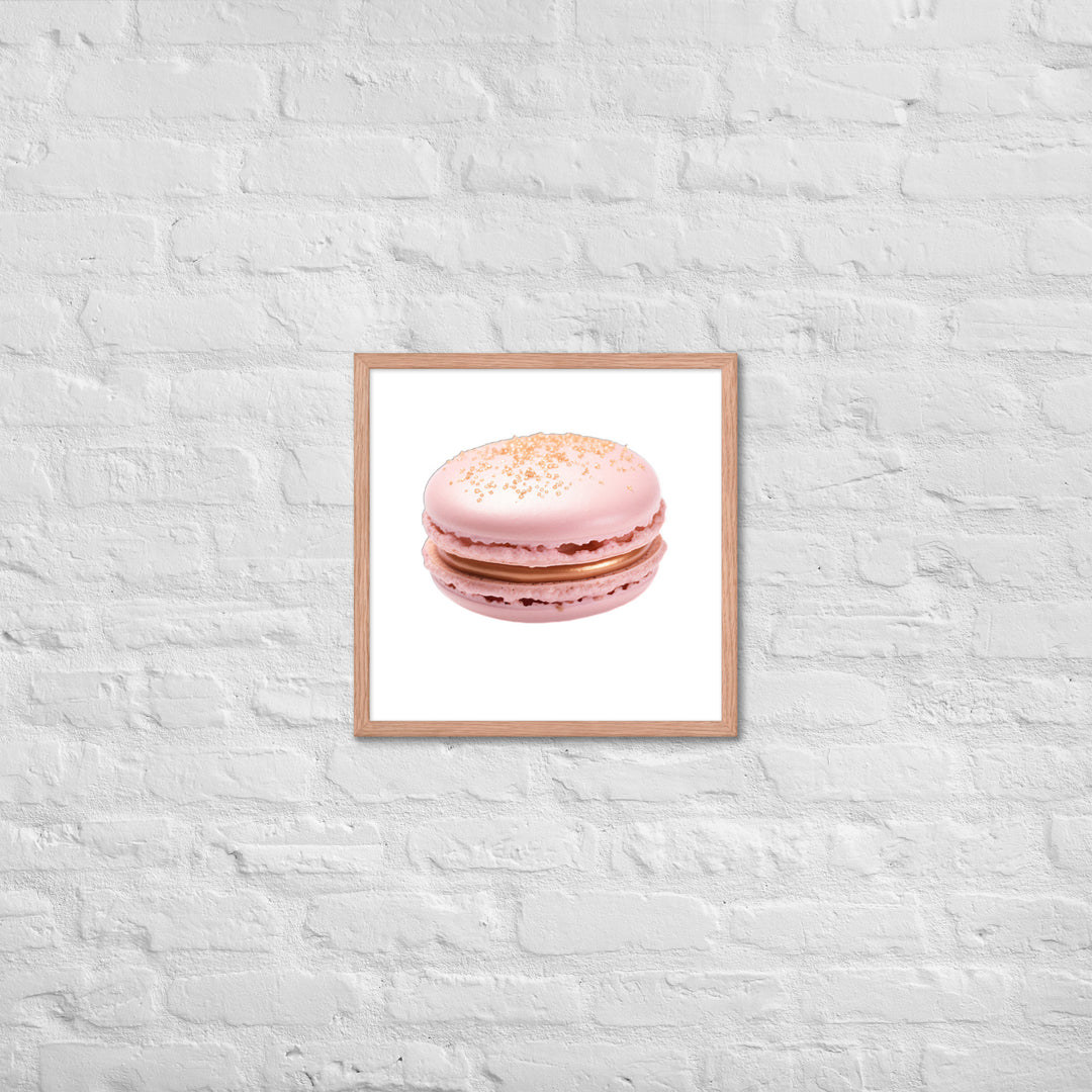 Rose Gold Macaron Framed poster 🤤 from Yumify.AI