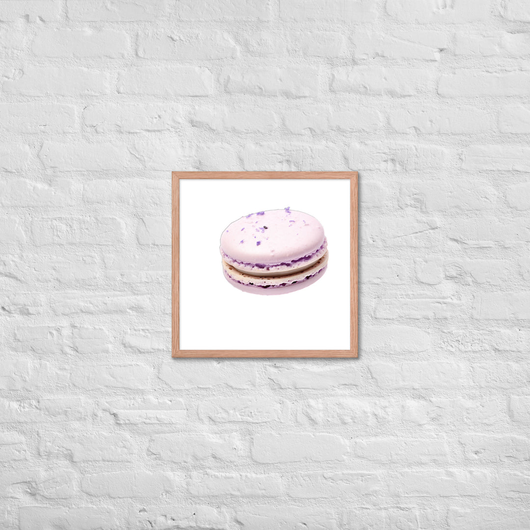 Lavender Macaron Framed poster 🤤 from Yumify.AI