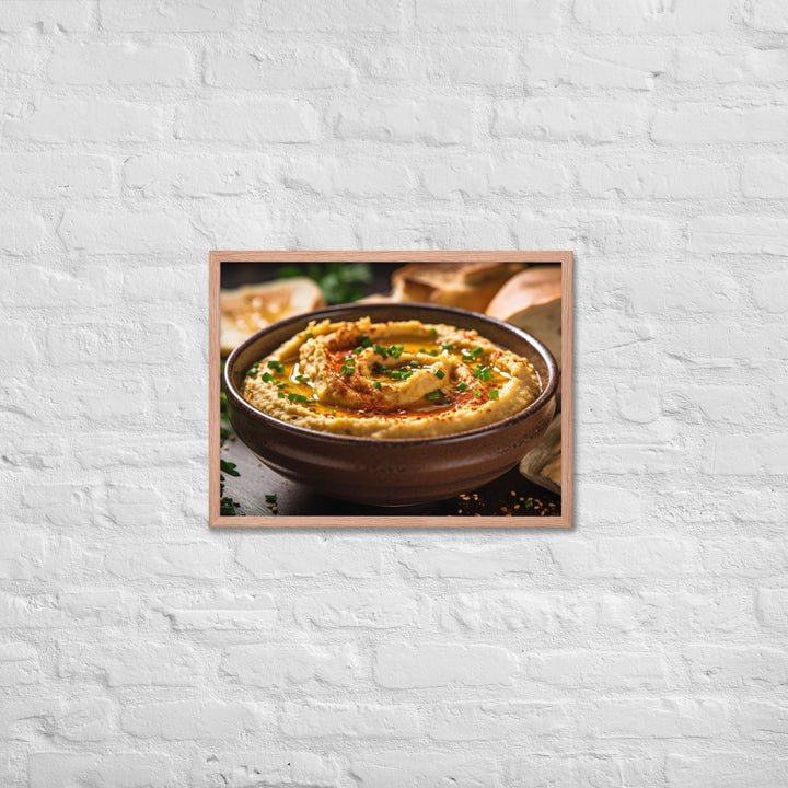 Hummus Framed poster 🤤 from Yumify.AI