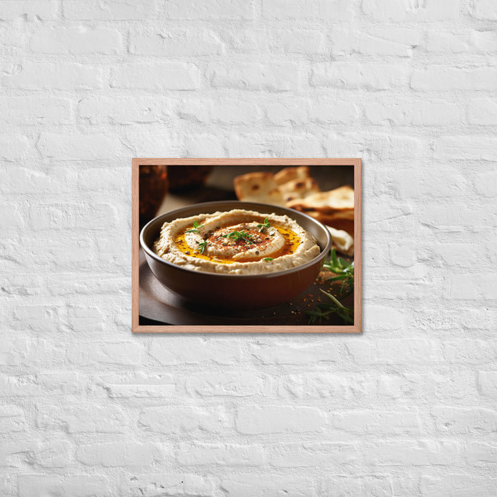 Hummus Framed poster 🤤 from Yumify.AI