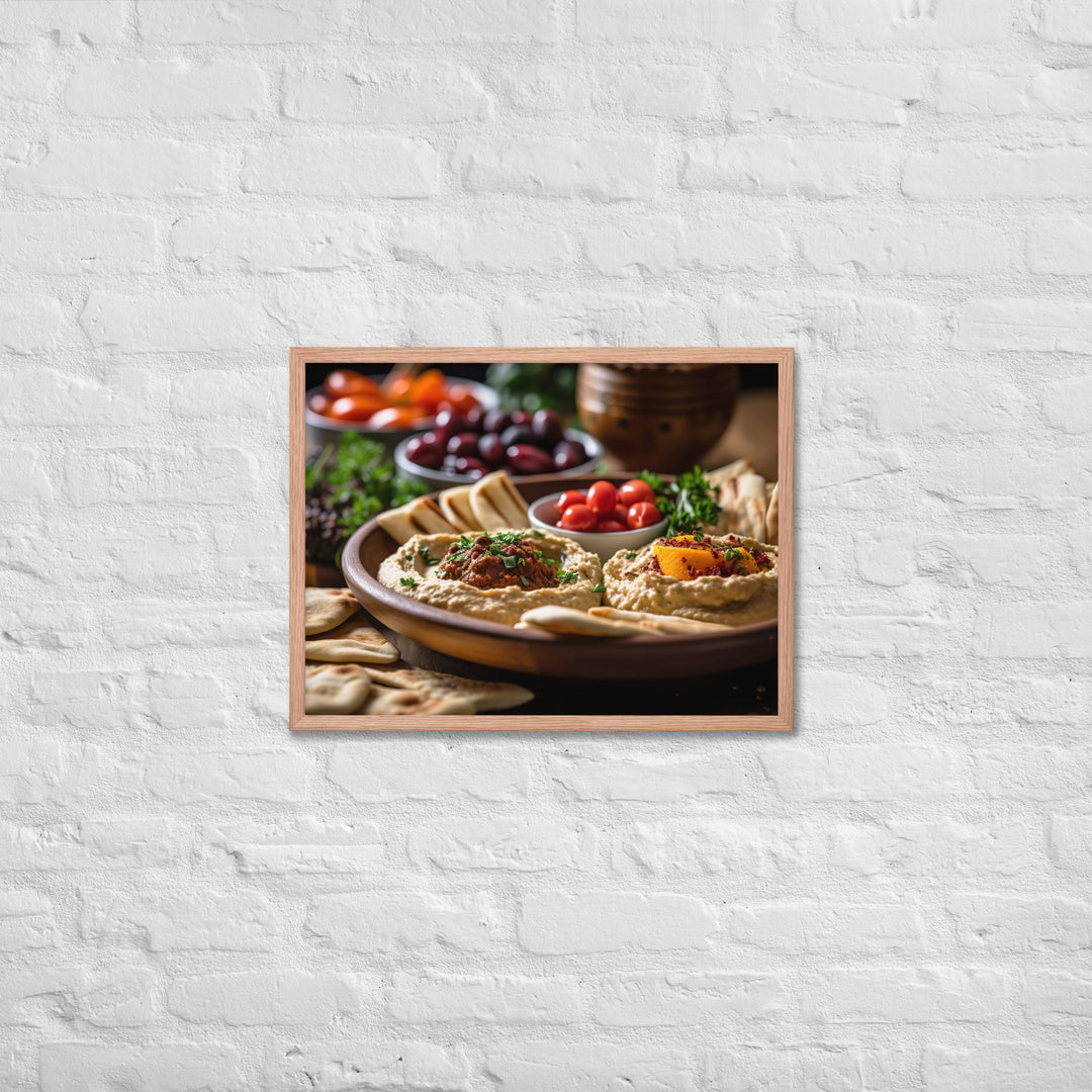 Hummus Framed poster 🤤 from Yumify.AI