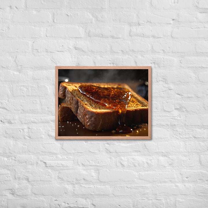 Vegemite on Toast Framed poster 🤤 from Yumify.AI