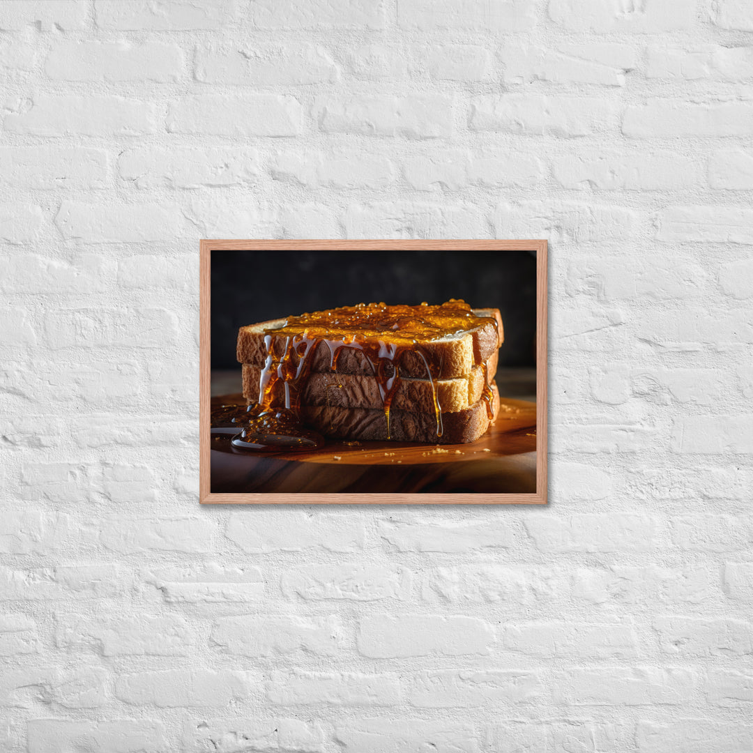 Vegemite on Toast Framed poster 🤤 from Yumify.AI