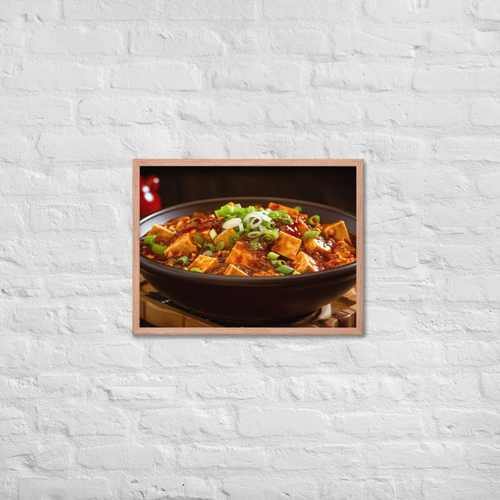 Mapo Tofu Framed poster 🤤 from Yumify.AI