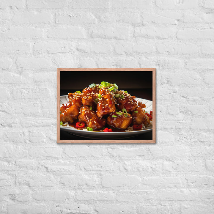 General Tso's Chicken Framed poster 🤤 from Yumify.AI