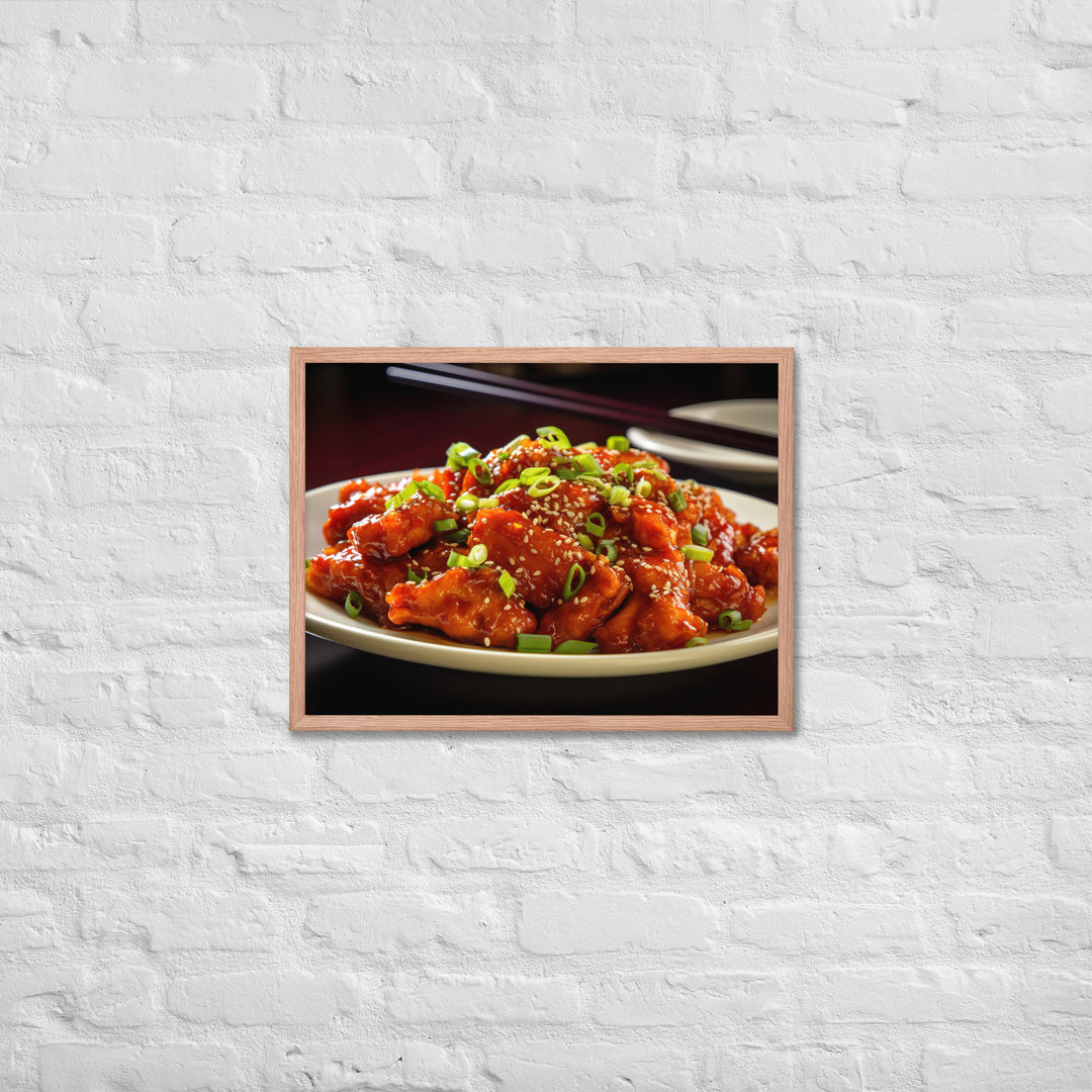 General Tso's Chicken Framed poster 🤤 from Yumify.AI