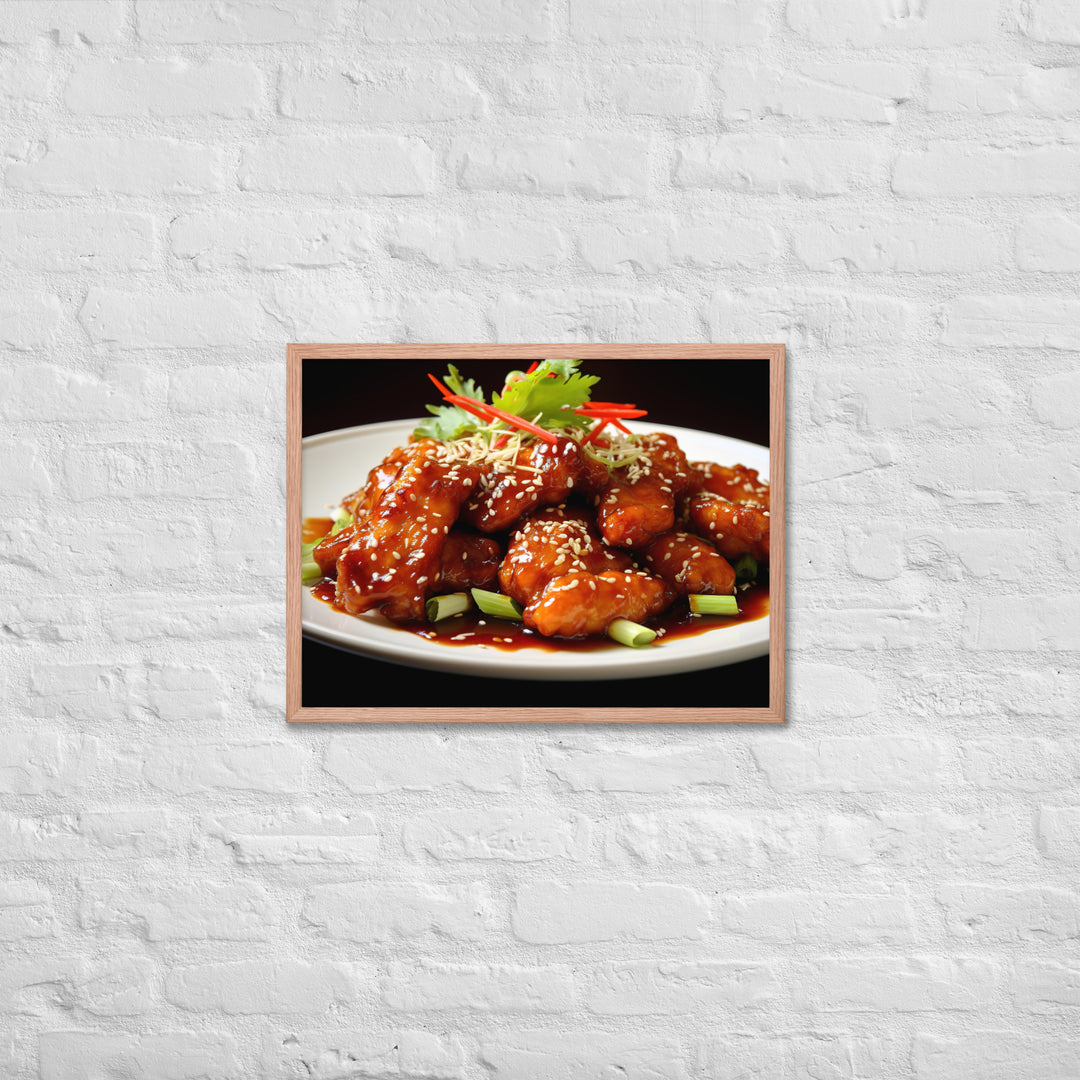 General Tso's Chicken Framed poster 🤤 from Yumify.AI