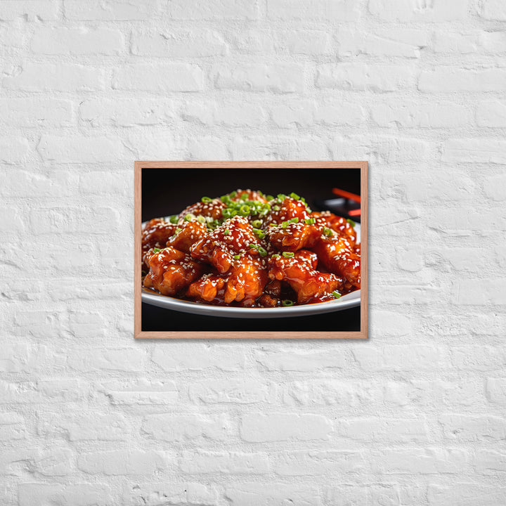 General Tso's Chicken Framed poster 🤤 from Yumify.AI