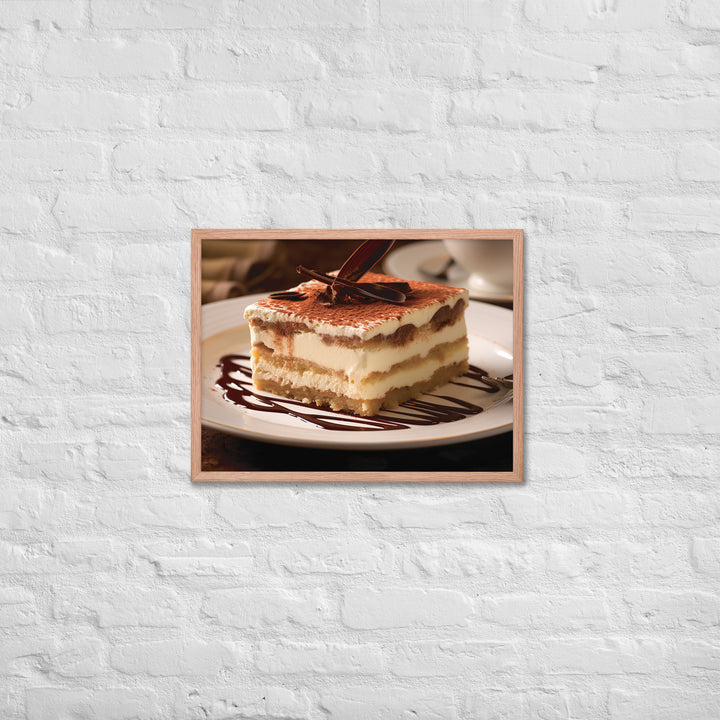 Tiramisu Framed poster 🤤 from Yumify.AI