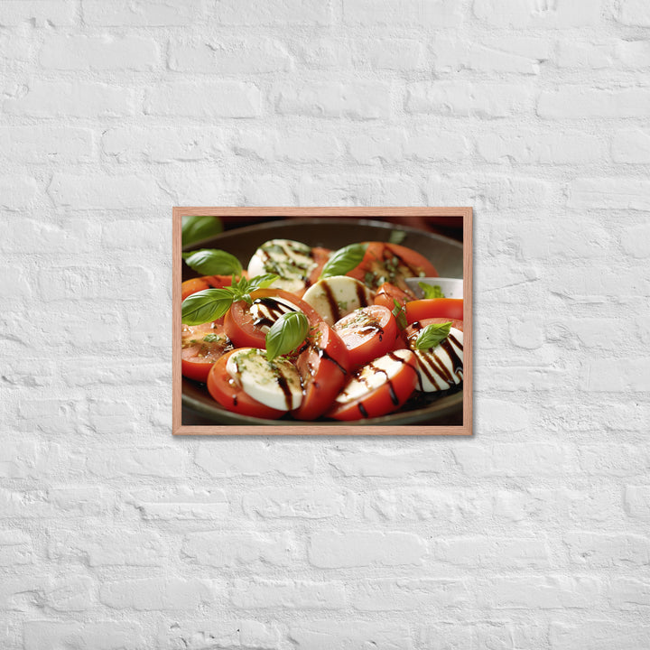 Caprese Salad Framed poster 🤤 from Yumify.AI