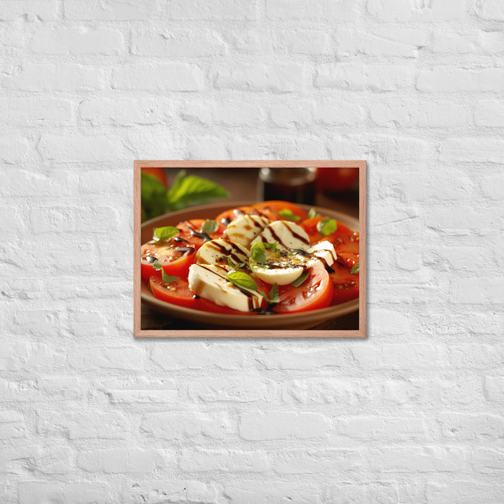 Caprese Salad Framed poster 🤤 from Yumify.AI