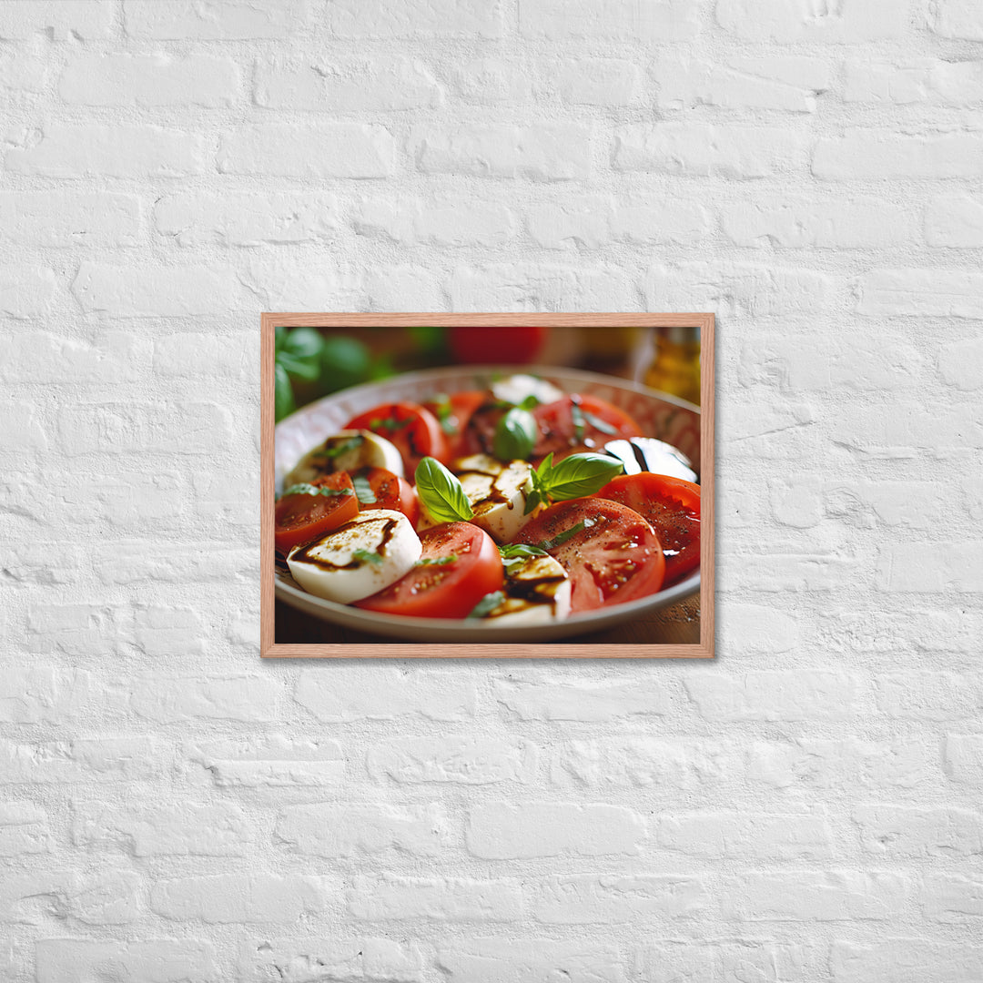 Caprese Salad Framed poster 🤤 from Yumify.AI