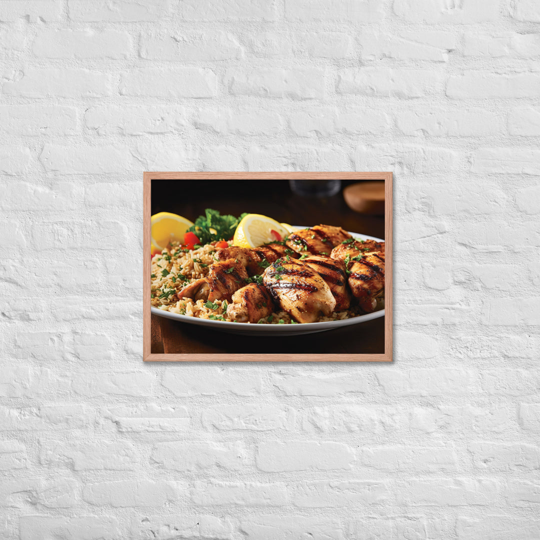 Shish Taouk Framed poster 🤤 from Yumify.AI