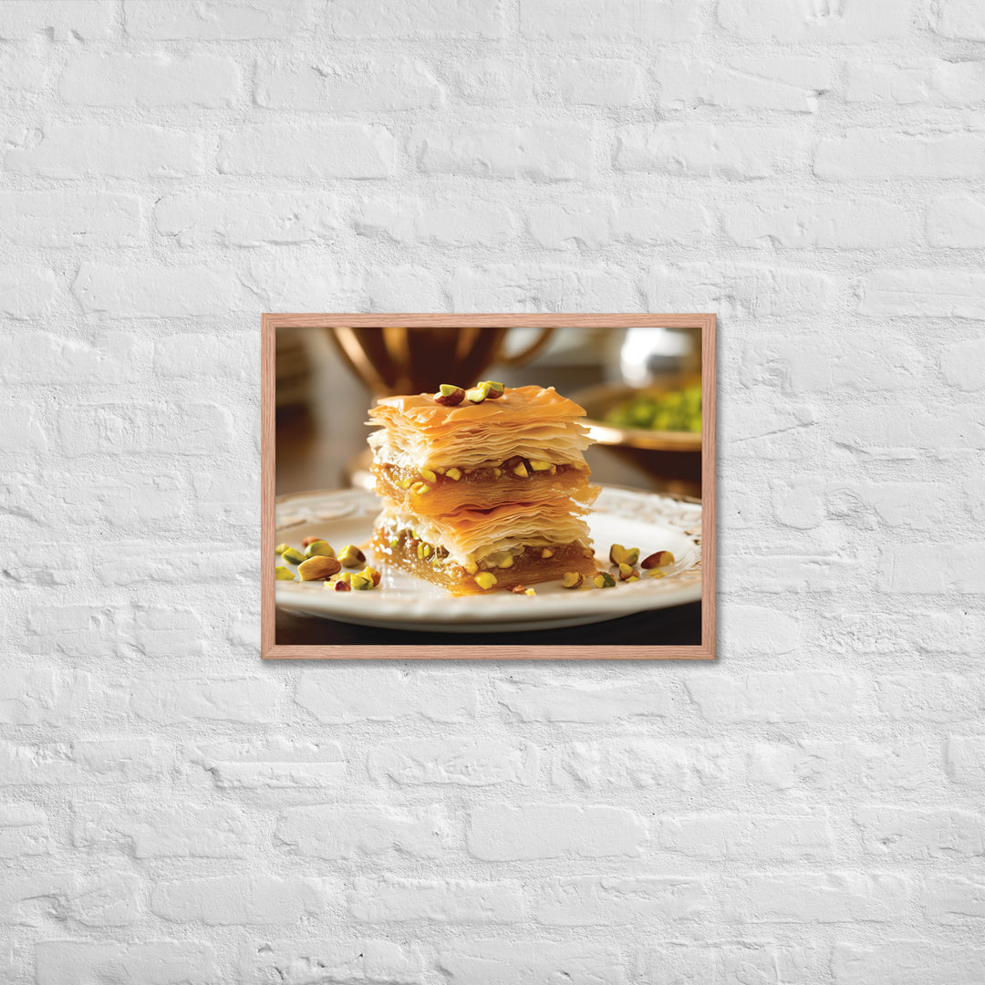 Baklava Framed poster 🤤 from Yumify.AI