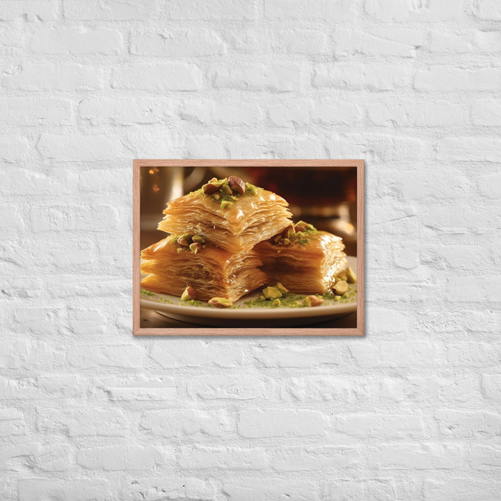 Baklava Framed poster 🤤 from Yumify.AI