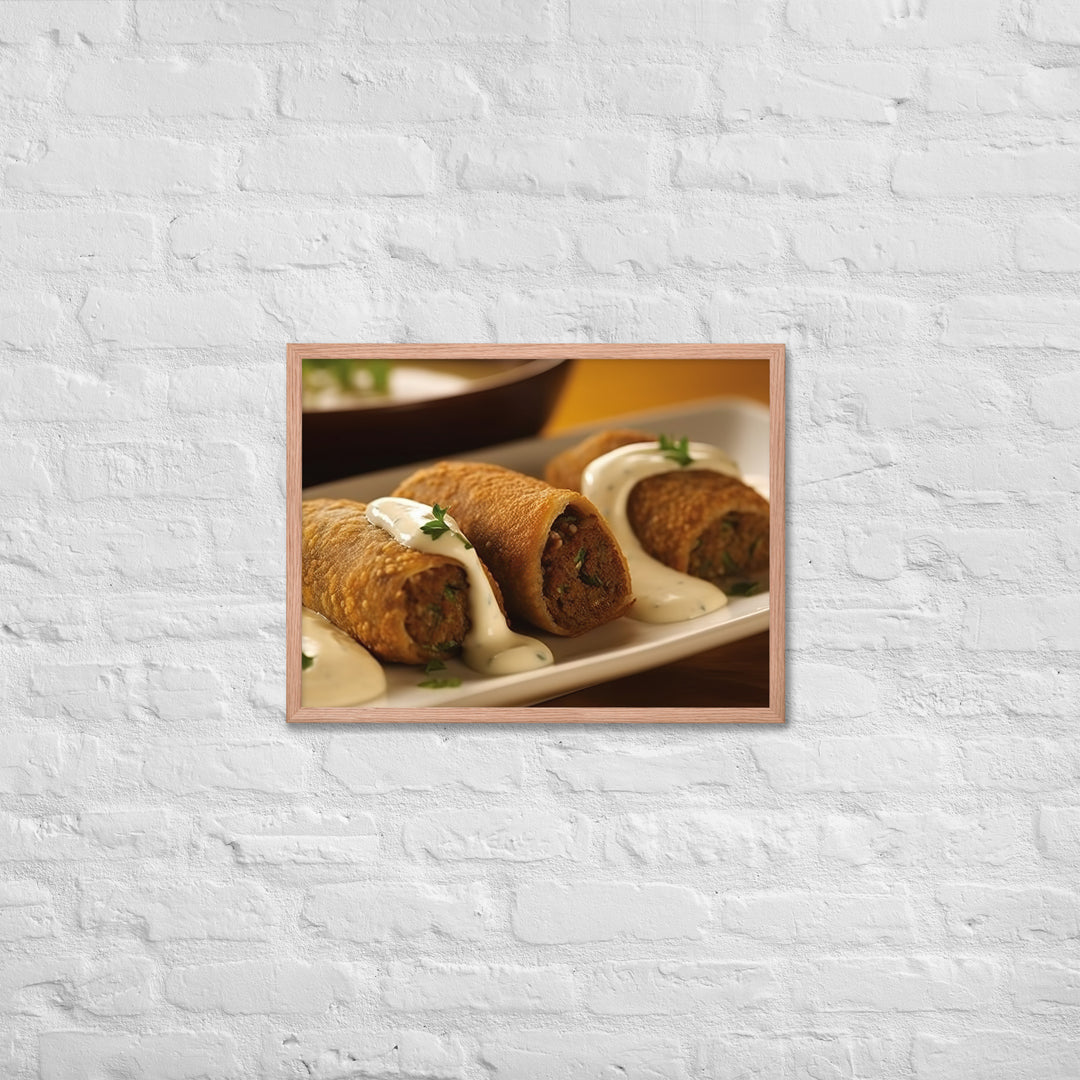 Kibbeh Framed poster 🤤 from Yumify.AI