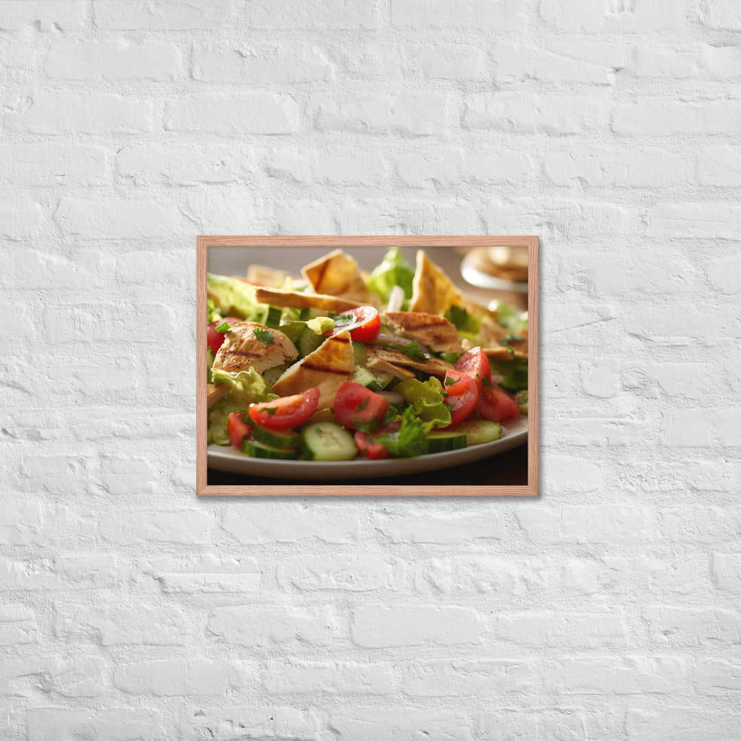 Fattoush Framed poster 🤤 from Yumify.AI