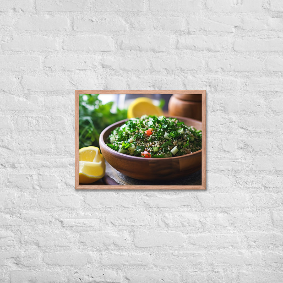 Tabbouleh Framed poster 🤤 from Yumify.AI