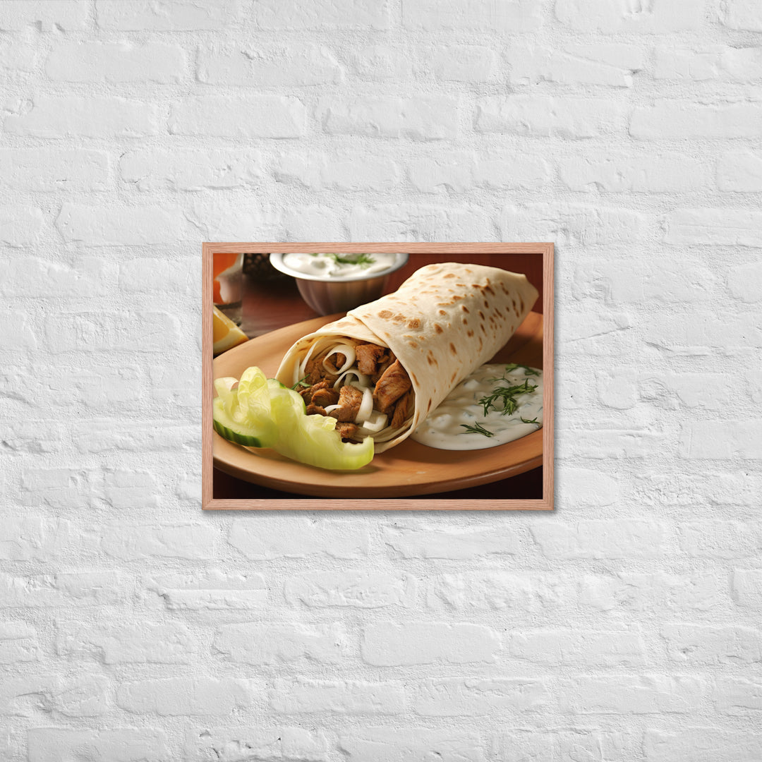 Shawarma Framed poster 🤤 from Yumify.AI