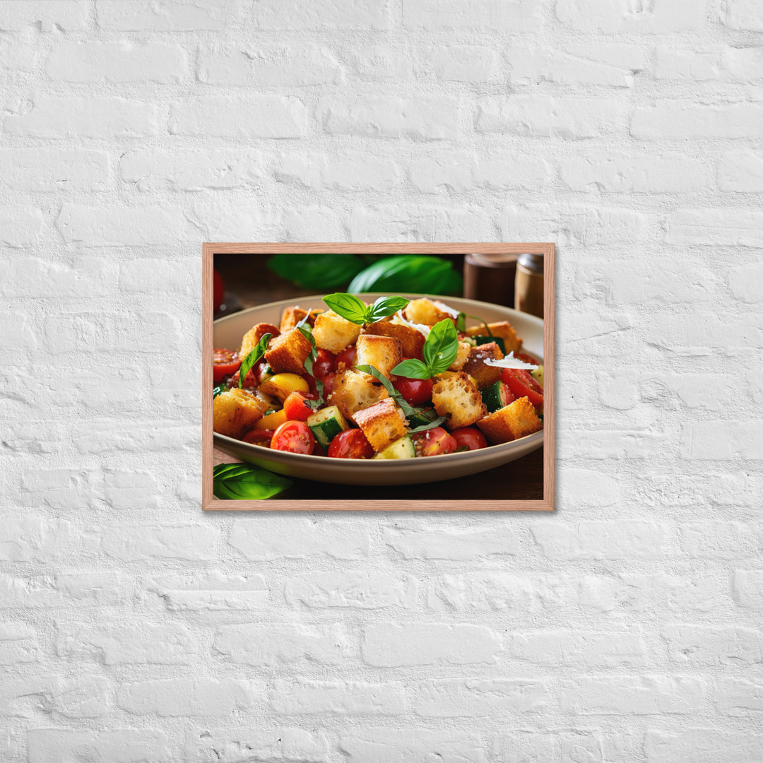 Panzanella Framed poster 🤤 from Yumify.AI