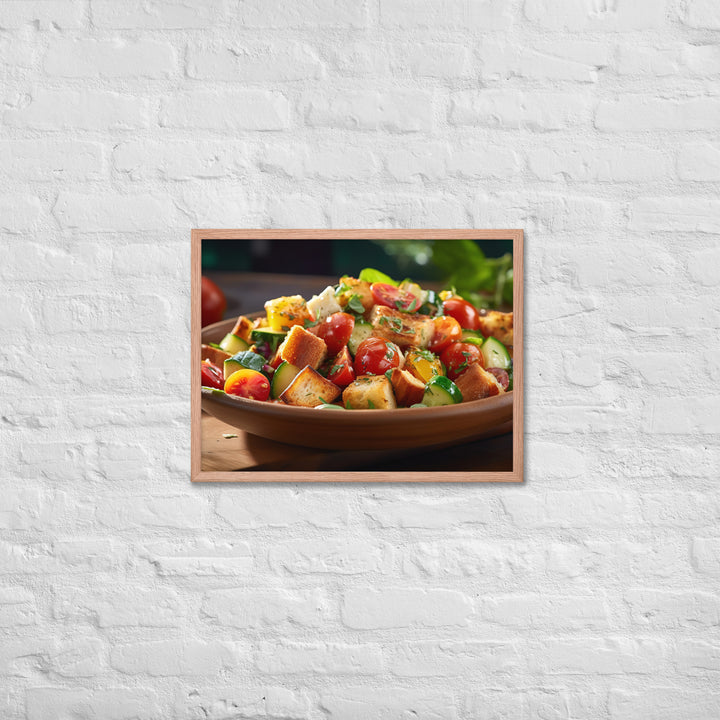 Panzanella Framed poster 🤤 from Yumify.AI