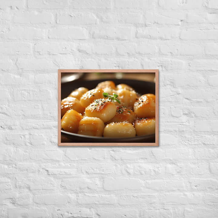 Gnocchi Framed poster 🤤 from Yumify.AI