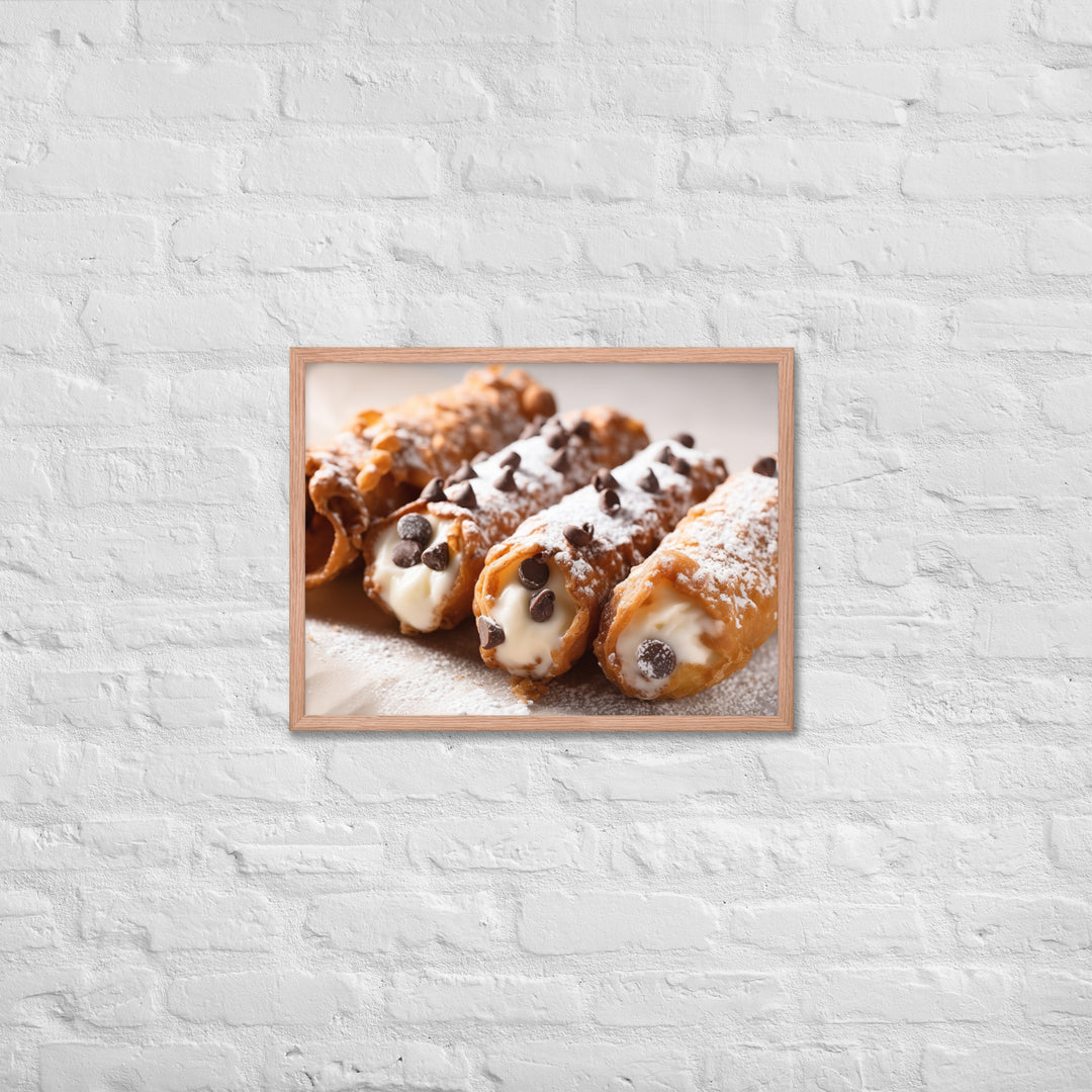 Cannoli Framed poster 🤤 from Yumify.AI