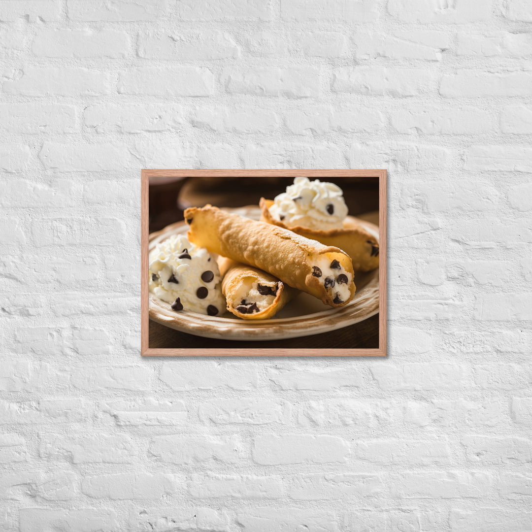 Cannoli Framed poster 🤤 from Yumify.AI