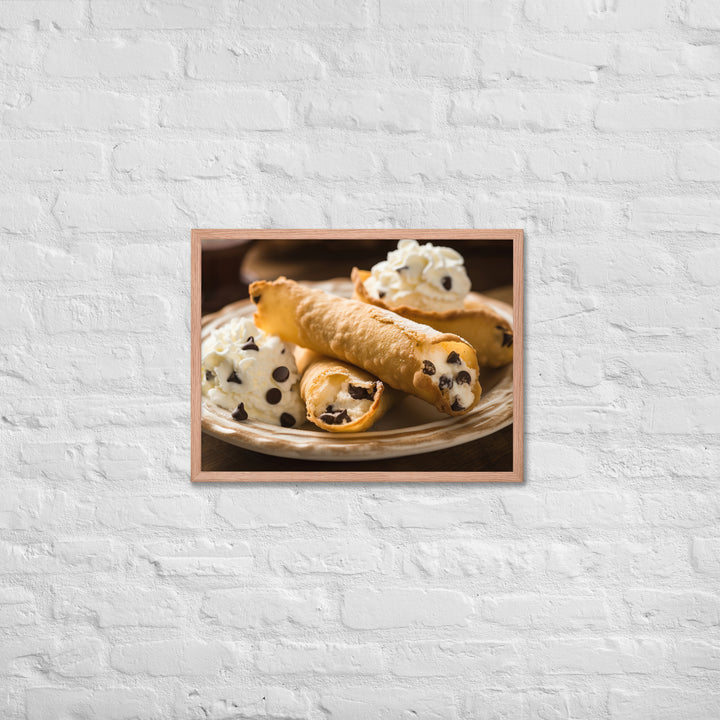 Cannoli Framed poster 🤤 from Yumify.AI