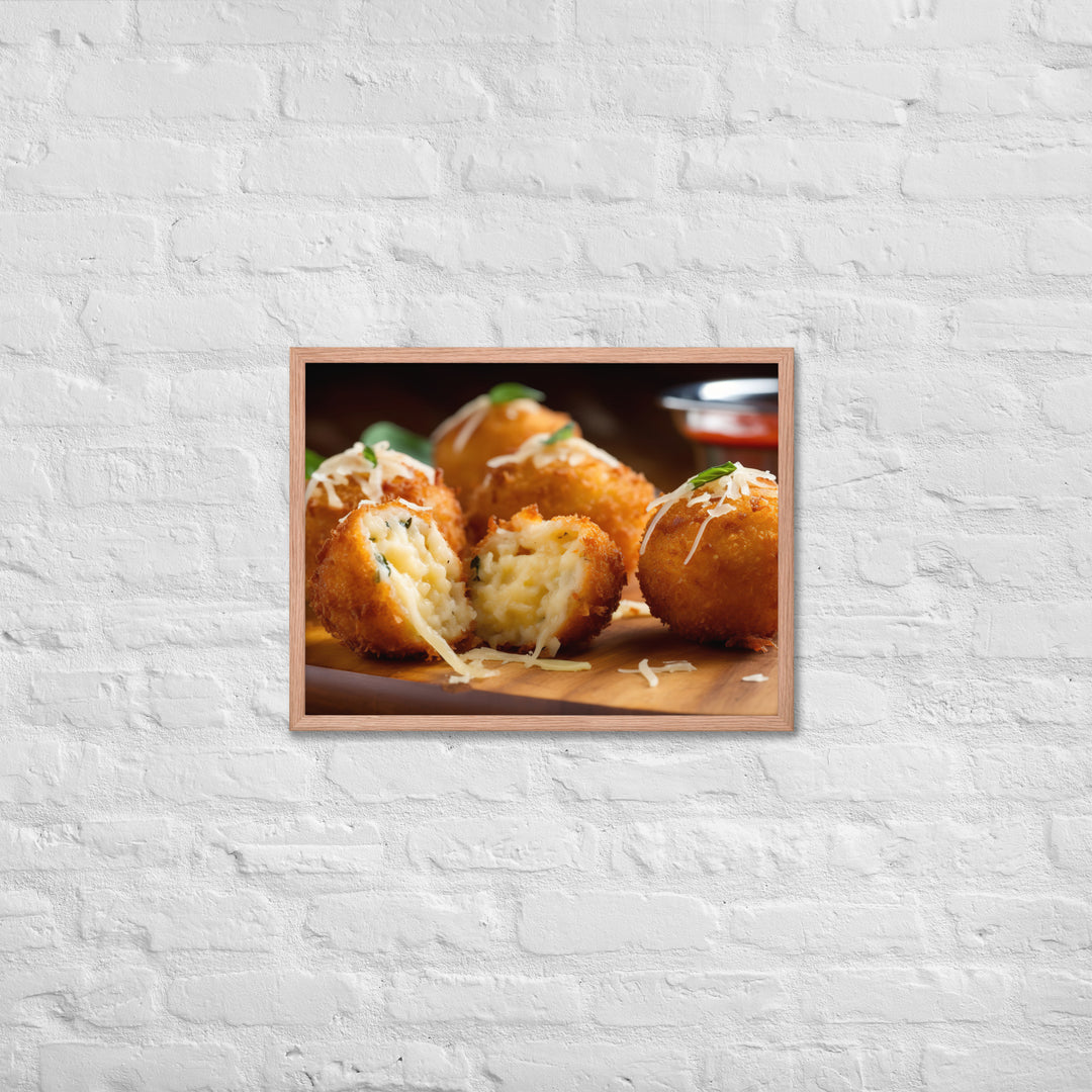 Arancini Framed poster 🤤 from Yumify.AI